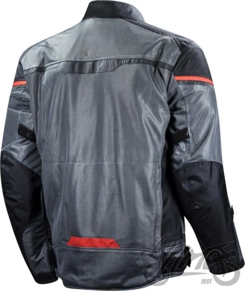 Kurtka motocyklowa LS2 Riva męska Black Dark Grey Red — S — ujęcie 2