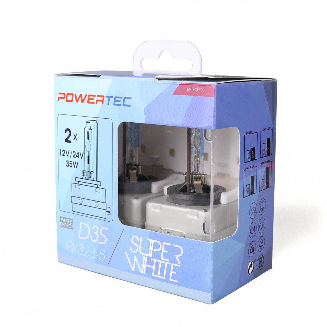 Żarówka xenon D3S 35W/5000K/S. White, 2 szt. M-Tech PTZSWD3S-DUO — ujęcie 3