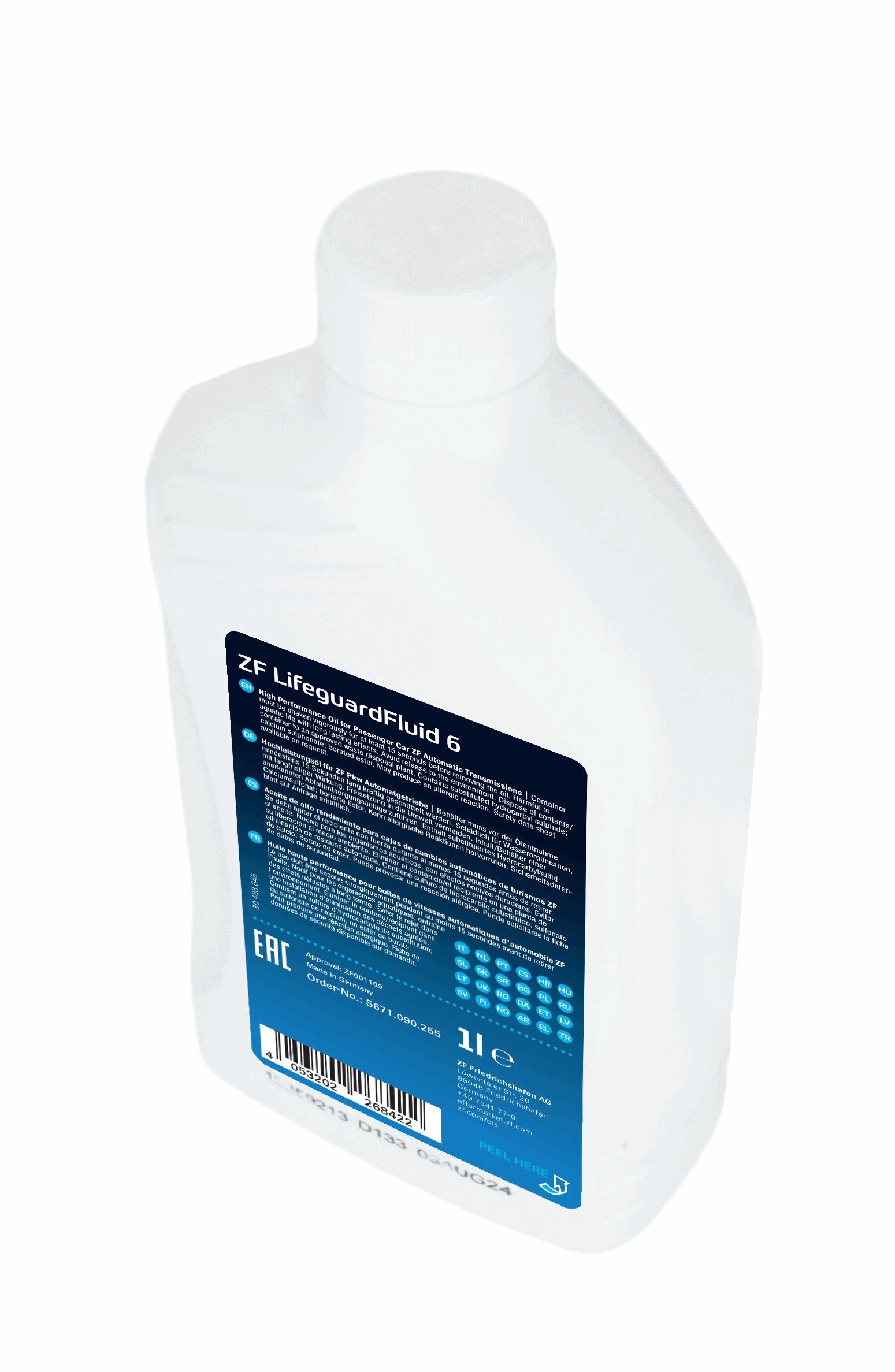 Płyn do skrzyni ZF lifeguardfluid 6 — 1 l — ujęcie 4