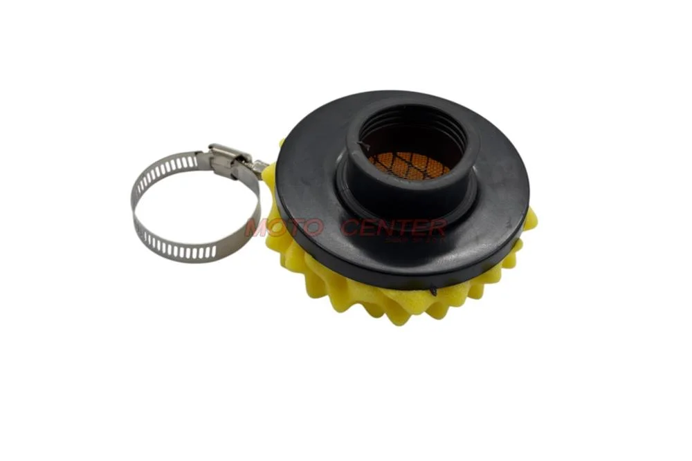 Filtr powietrza 38 mm gąbkowy żółty — ujęcie 2
