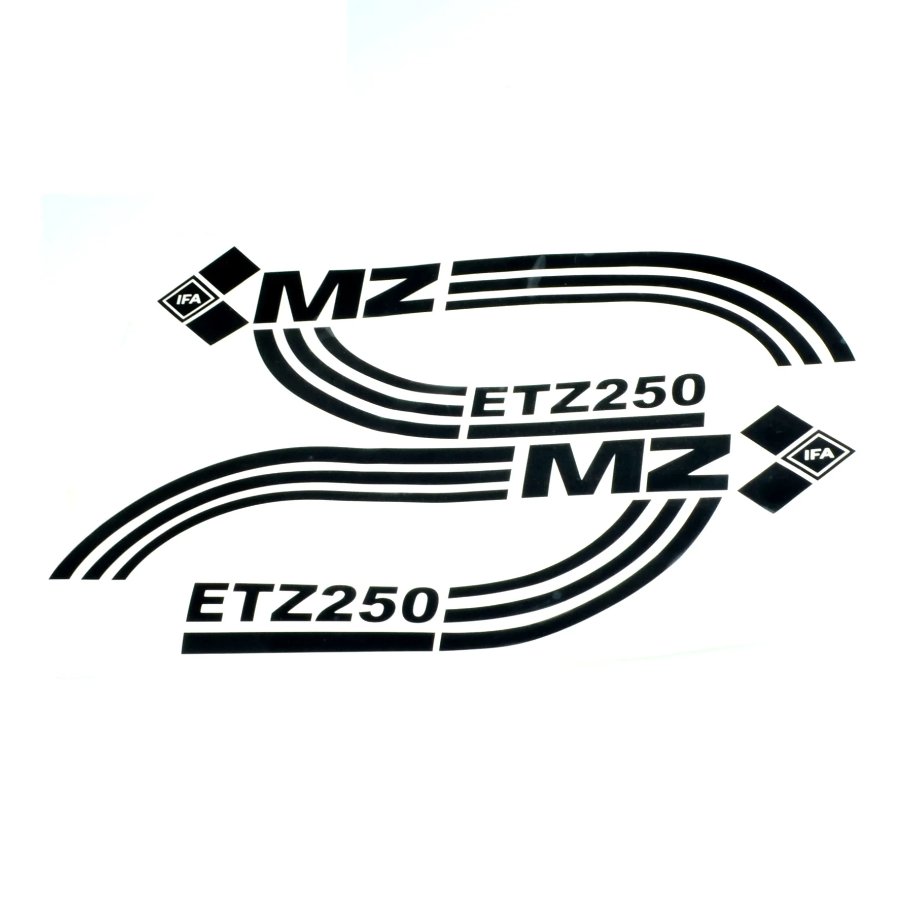 Naklejka MZ ETZ czarna kpl. — ujęcie 1