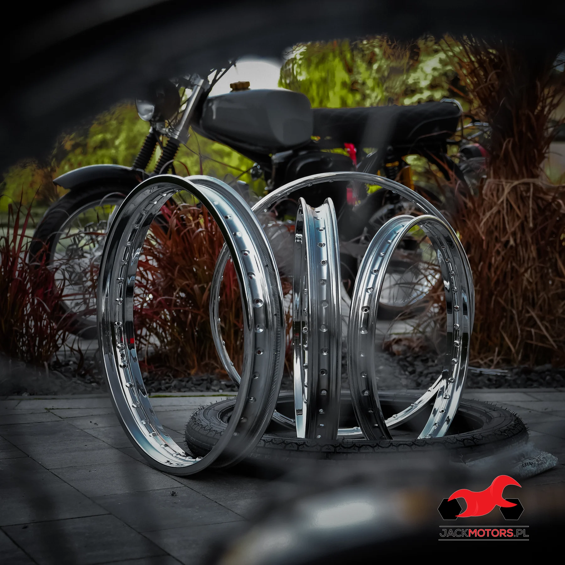 Obręcz koła Romet Komar 19" stalowa chrom zaplot ORG DPR Classic — ujęcie 9