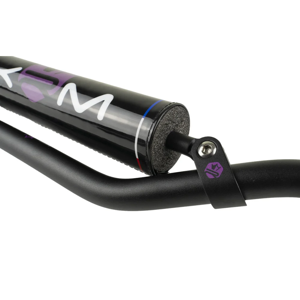 Kierownica KRM Pro Ride czarno - fioletowa 22 mm + gąbka — ujęcie 2