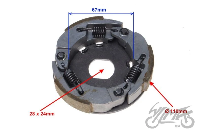 Szczęki sprzęgła tył y-mio — ujęcie 2