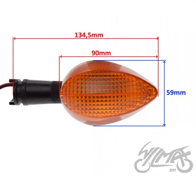 Kierunkowskaz lewy do Yamahy R1 / R6 — kropla, AL15115L — ujęcie 2