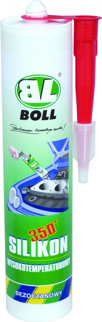 Silikon czerwony 290 ml Wysokotemperaturo BOLL 0070103