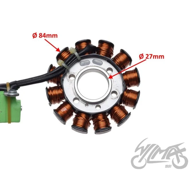 Stator 12 cewek do Aprilia SR50 / SR Motard 50 — ujęcie 2