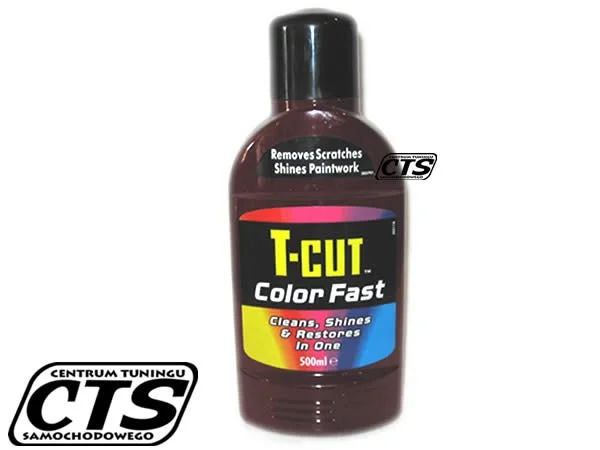 CarPlan T-Cut Color Fast Ciemno Czerwony 500ml