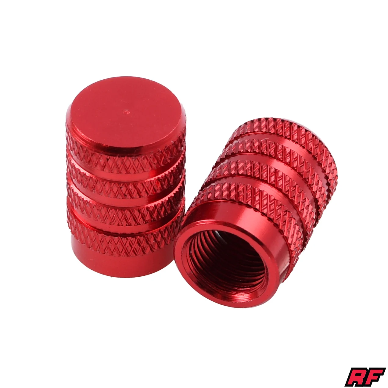 Nakrętka wentyla Racing Force roller V4 czerwona 2szt — ujęcie 1