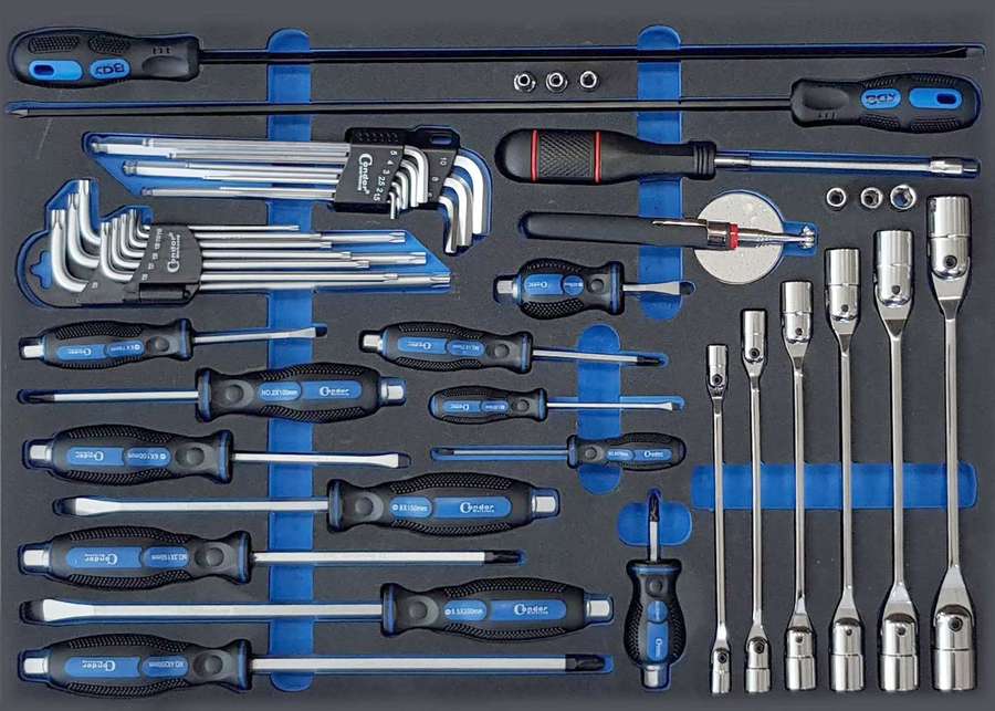 Wózek narzędziowy wyposażony 390 elementów Truck CONDOR TOOLS WT.7029-1 — ujęcie 4