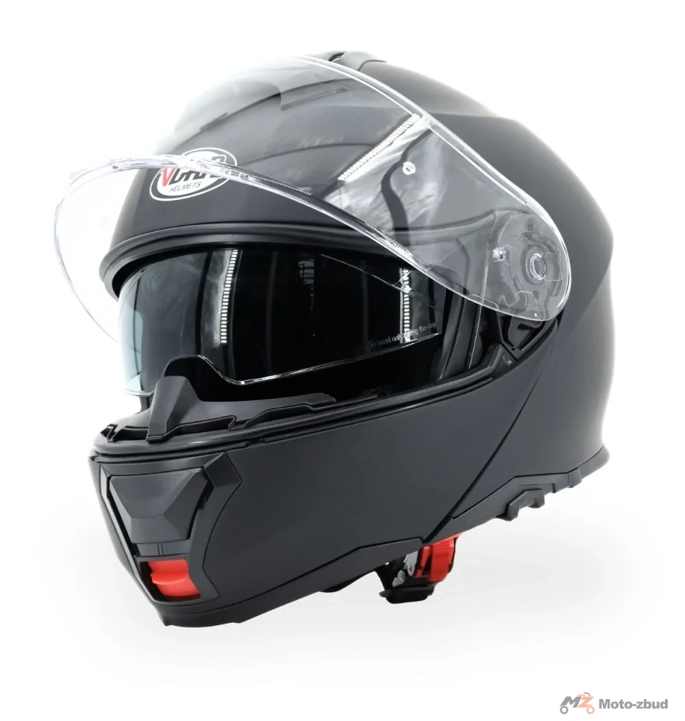 Kask VCAN model H272 Black Matt z podnoszoną szczęką i blendą czarny mat XL — ujęcie 2