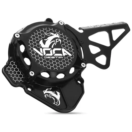 Pokrywa zapłonu VOCA CNC Derbi D50B0 LC — czarna