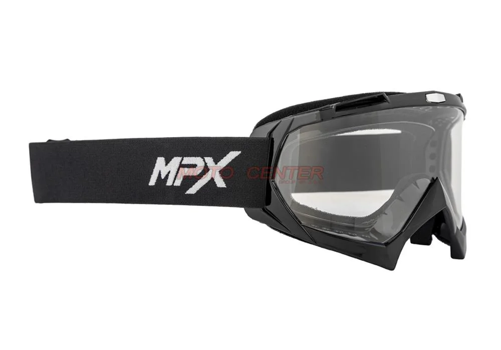 Gogle crossowe MPX YH-16 czarne połysk/szybka przezroczysta — ujęcie 2