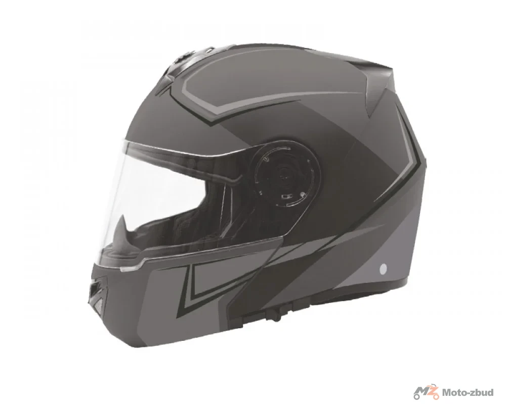 Kask VCAN model V270 future grey integralny czarno-szary M — ujęcie 1
