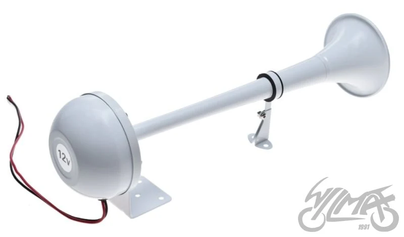 Sygnał dźwiękowy air ze sprężarką tuba metal — ujęcie 2