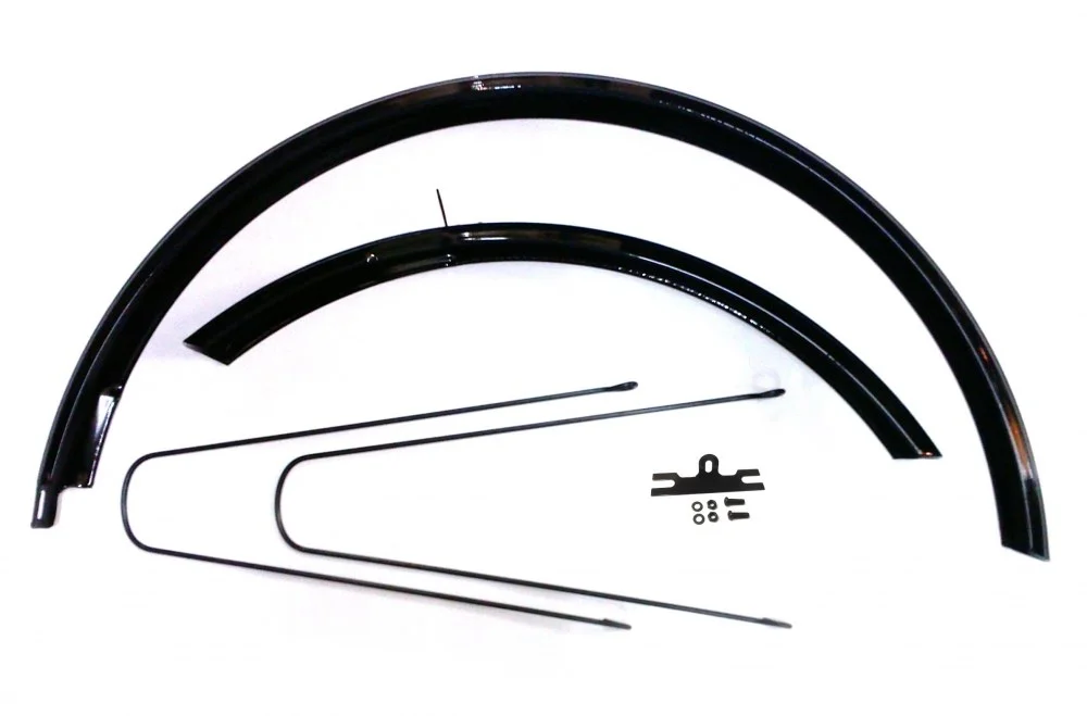 Błotniki metalowe kpl. 26'' czarne szer.55 mm 170052