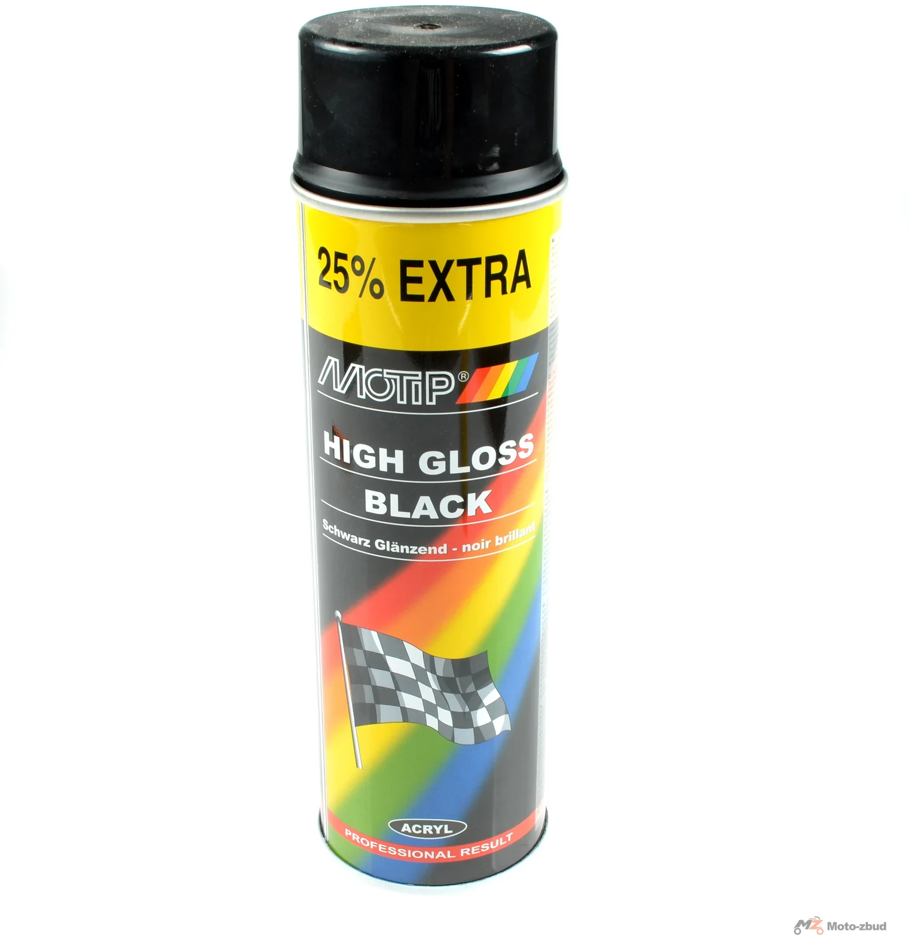 Motip spray lakier uniwersalny czarny połysk 600 ml