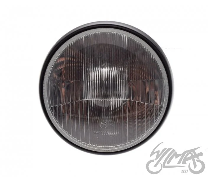 Czarna lampa H4 P43T z czarną ramką, połysk — AW24383 — ujęcie 2