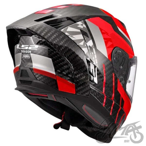 Kask LS2 FF807 Dragon Trax Red — S — ujęcie 4