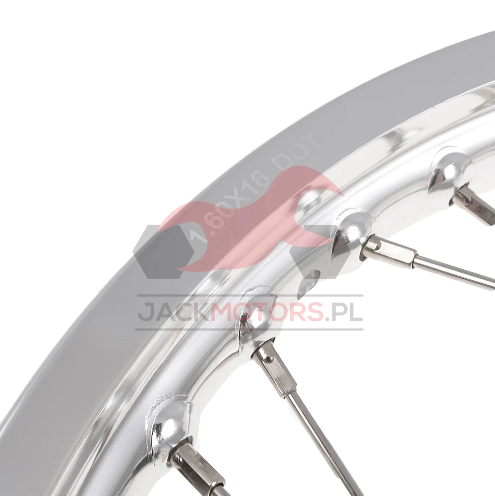 Koło jezdne Simson 1,6 × 16 S50/51 aluminium INOX Delux — ujęcie 3
