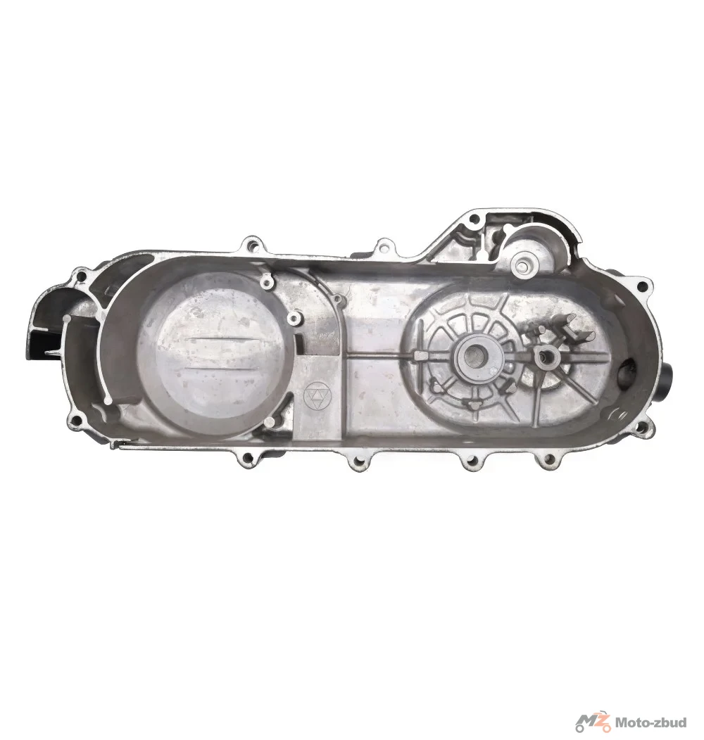 Junak 607 pokrywa silnika lewa "4T" (czarna) (dł.cał.430 mm) "Junak" (Euro IV/v) (bez otworu na wałek startera) — ujęcie 5