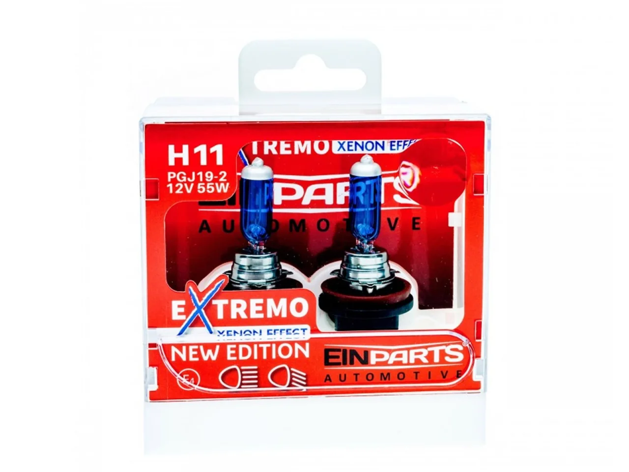 Żarówka H11 12V 55W EXTREMO NEW EDITION 100% XENON EFFECT 2szt. — ujęcie 6