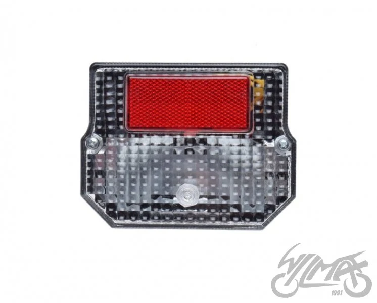 Lampa tylna MZ kwadratowy, biały klosz — ujęcie 2