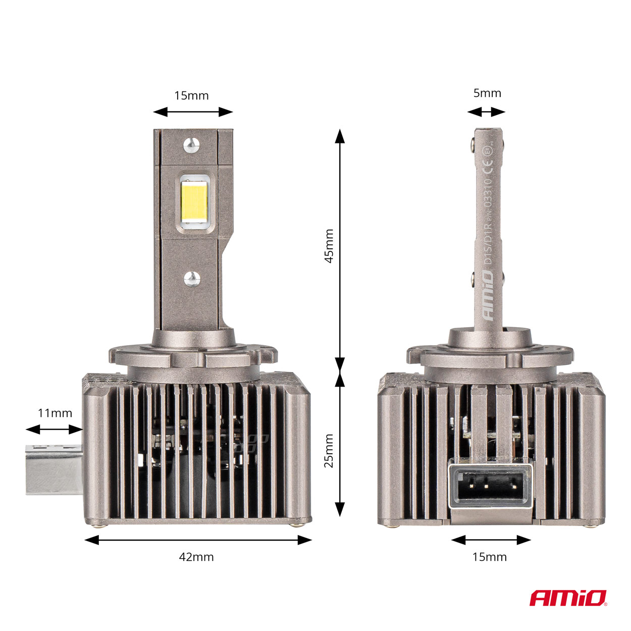 Żarówki żarniki LED seria XD D1S D1R 6500K Canbus — ujęcie 3