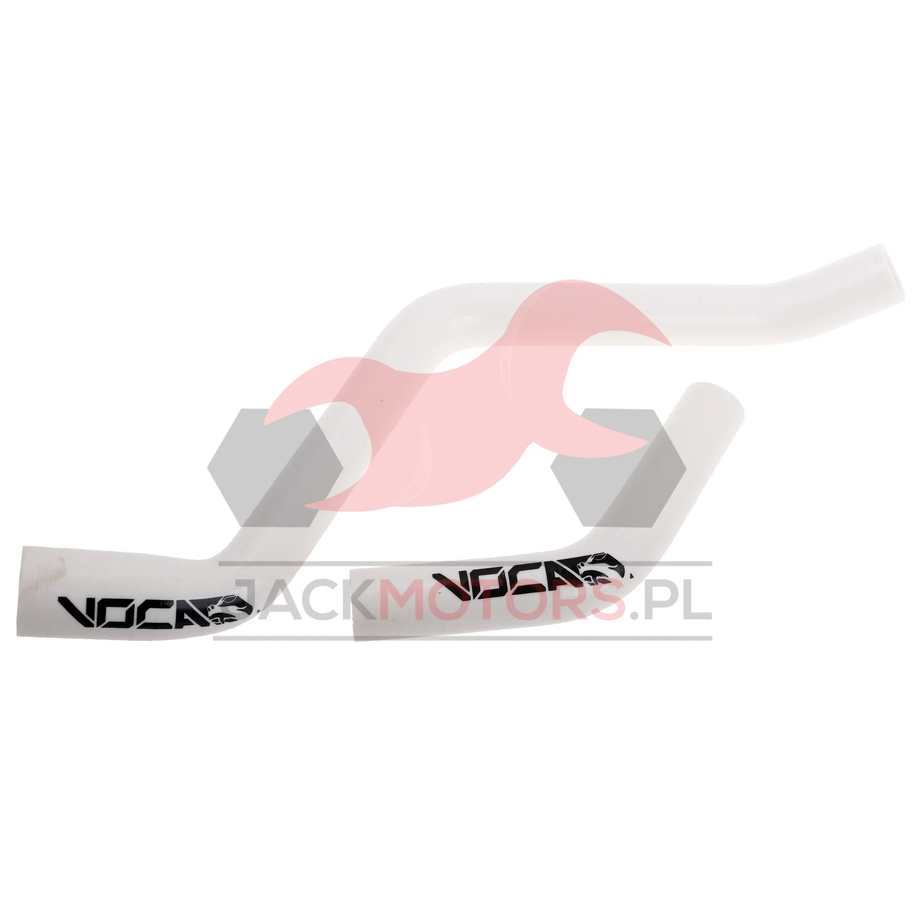 Przewód chłodnicy silicon VOCA racing biały kpl. Derbi D50B0 — ujęcie 1