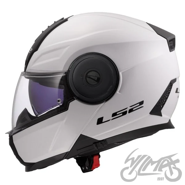 Kask szczękowy LS2 FF902 Scope II Solid White — S — ujęcie 2