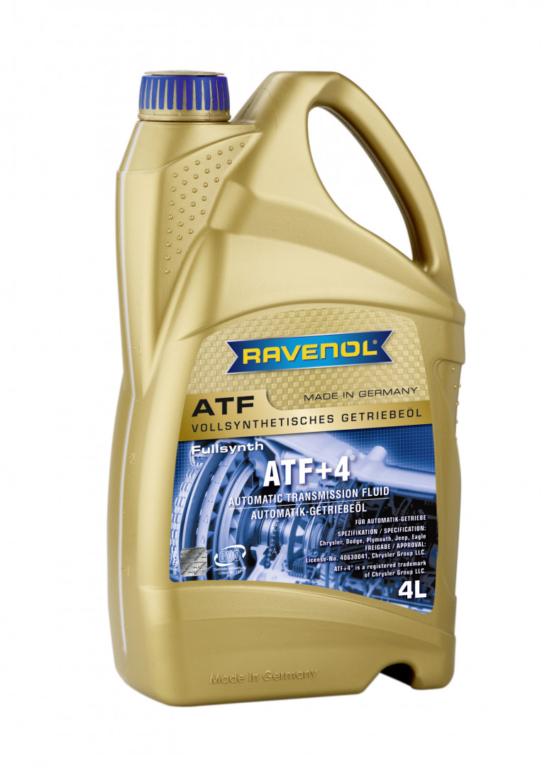 Olej RAVENOL ATF do automatycznych skrzyń biegów ATF+4 Fluid 4 l — ujęcie 2