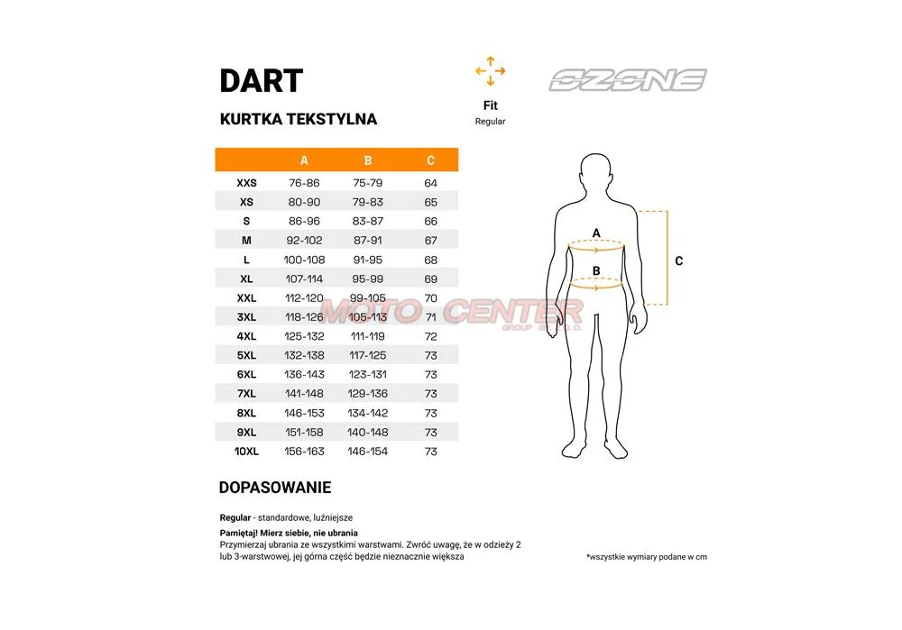 Kurtka motocyklowa Tekstylna Ozone Dart black/fluo rozmiar 2XL — ujęcie 3