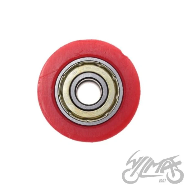 Rolka prowadząca łańcucha 32 mm — otwór 8 mm, czerwona, AW567761 — ujęcie 2