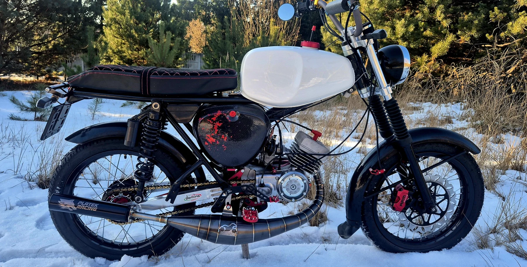 Tłumik Platek Racing Simson S85-110 racing premium JMP limited Black edition · carbon Evo (VM7445) — ujęcie 7