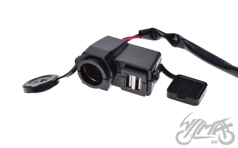 Gniazdo zapalniczki + usb motocykl skuter ATV — ujęcie 2