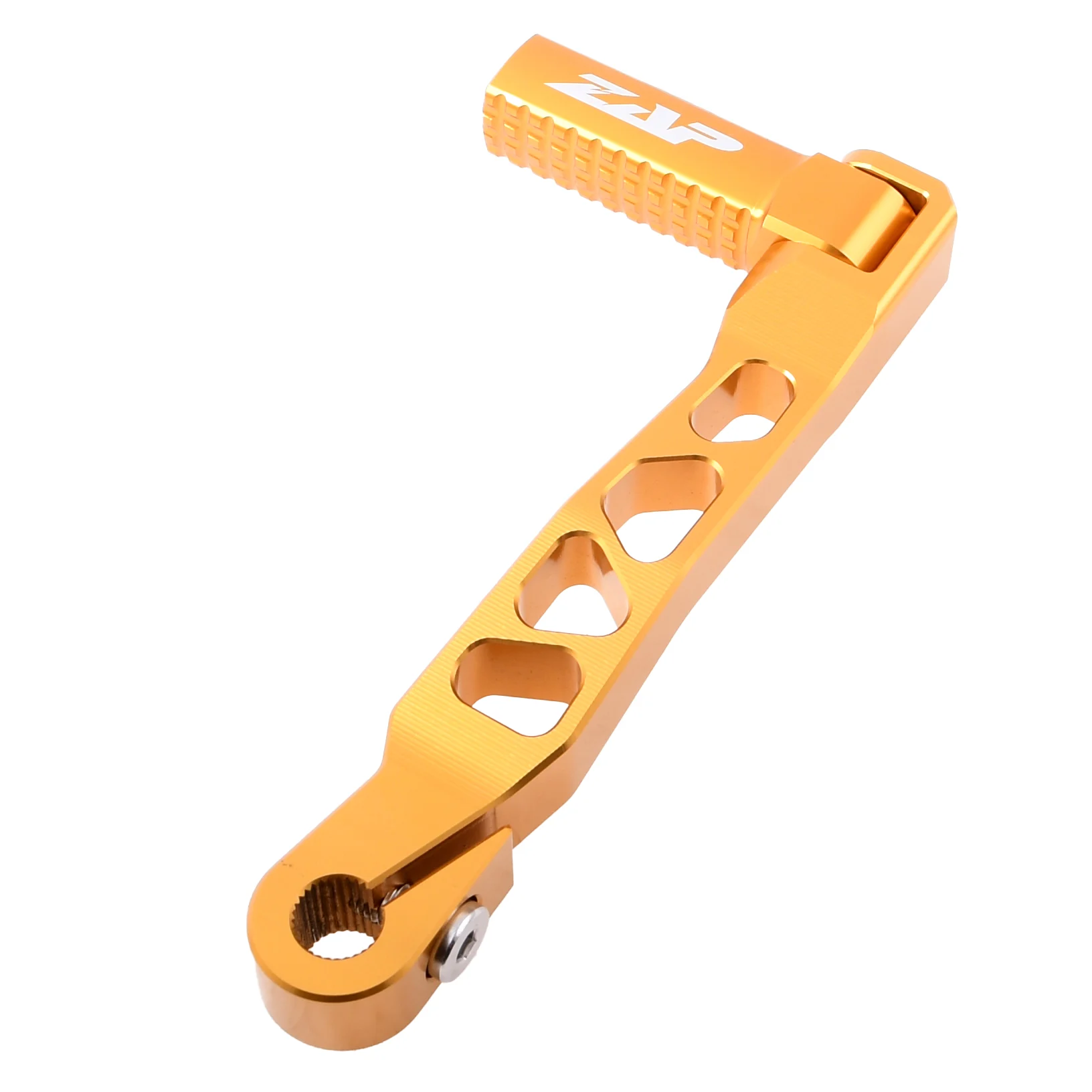 Dźwignia startera Simson S51 złota aluminium CNC Zap Technix — ujęcie 1