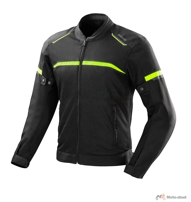 Kurtka motocyklowa Tekstylna OZONE Neo Air Black Fluo Yellow 2XL