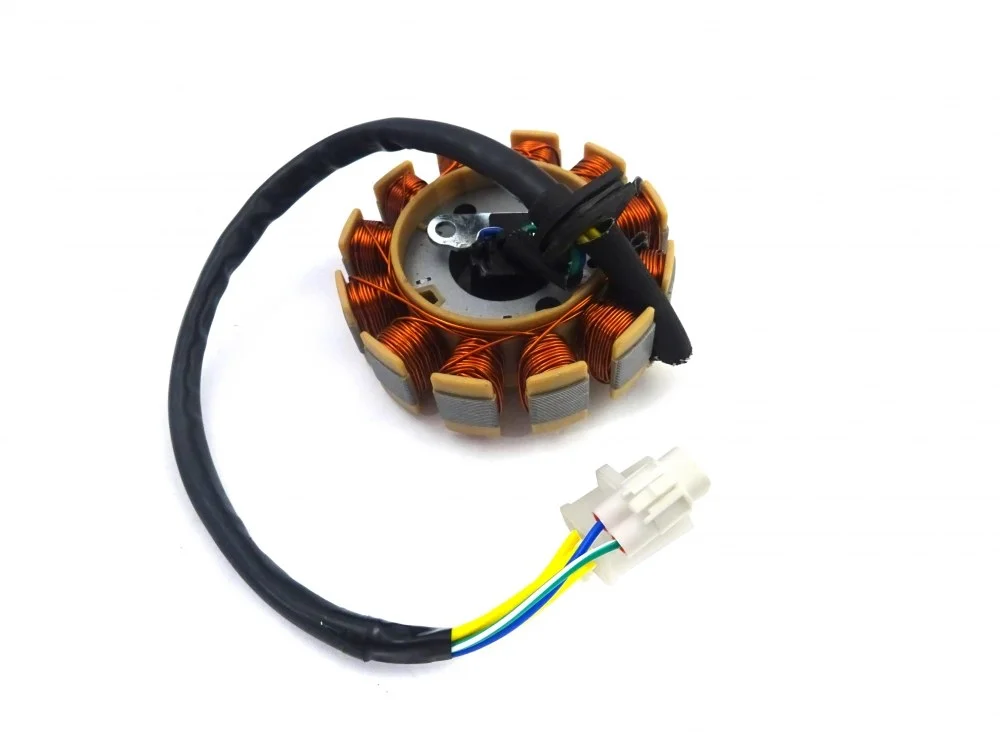 Junak 108 iskrownik (alternator) kpl. (12 cewek) (2x kostka 3/2 piny) (Euro v)