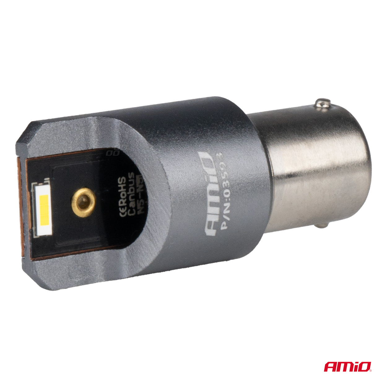 Żarówki LED FULL CANBUS PRO BA15S P21W 2x1860SMD białe 12 V 24 V — ujęcie 3