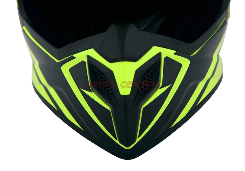 Kask crossowy BLEXX Dziecięcy MD-911 Junior seledynowy/czarny L Homologacja ECE — ujęcie 4