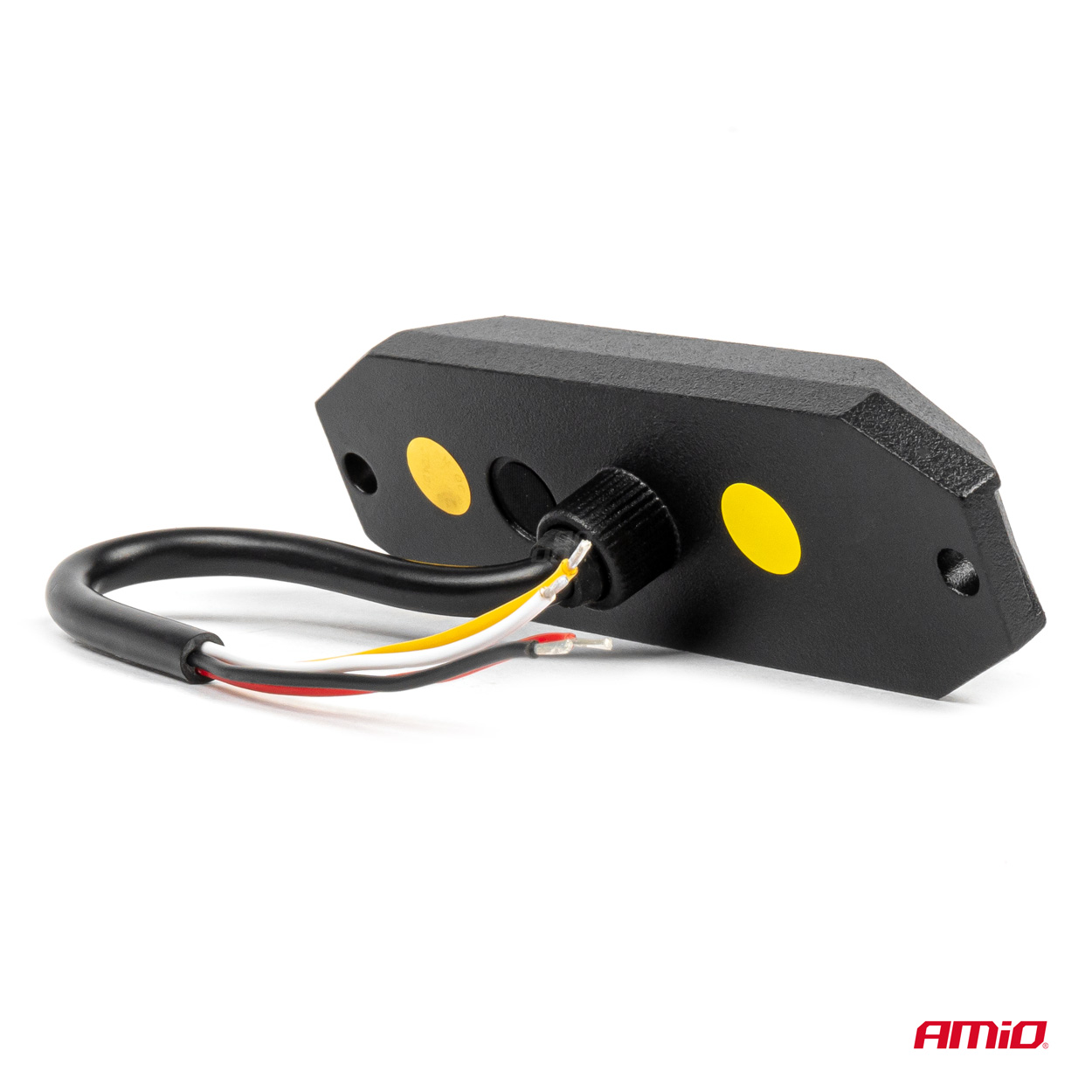Lampa błyskowa ostrzegawcza płaska 4x3W LED R65 R10 12 V 24 V — ujęcie 3
