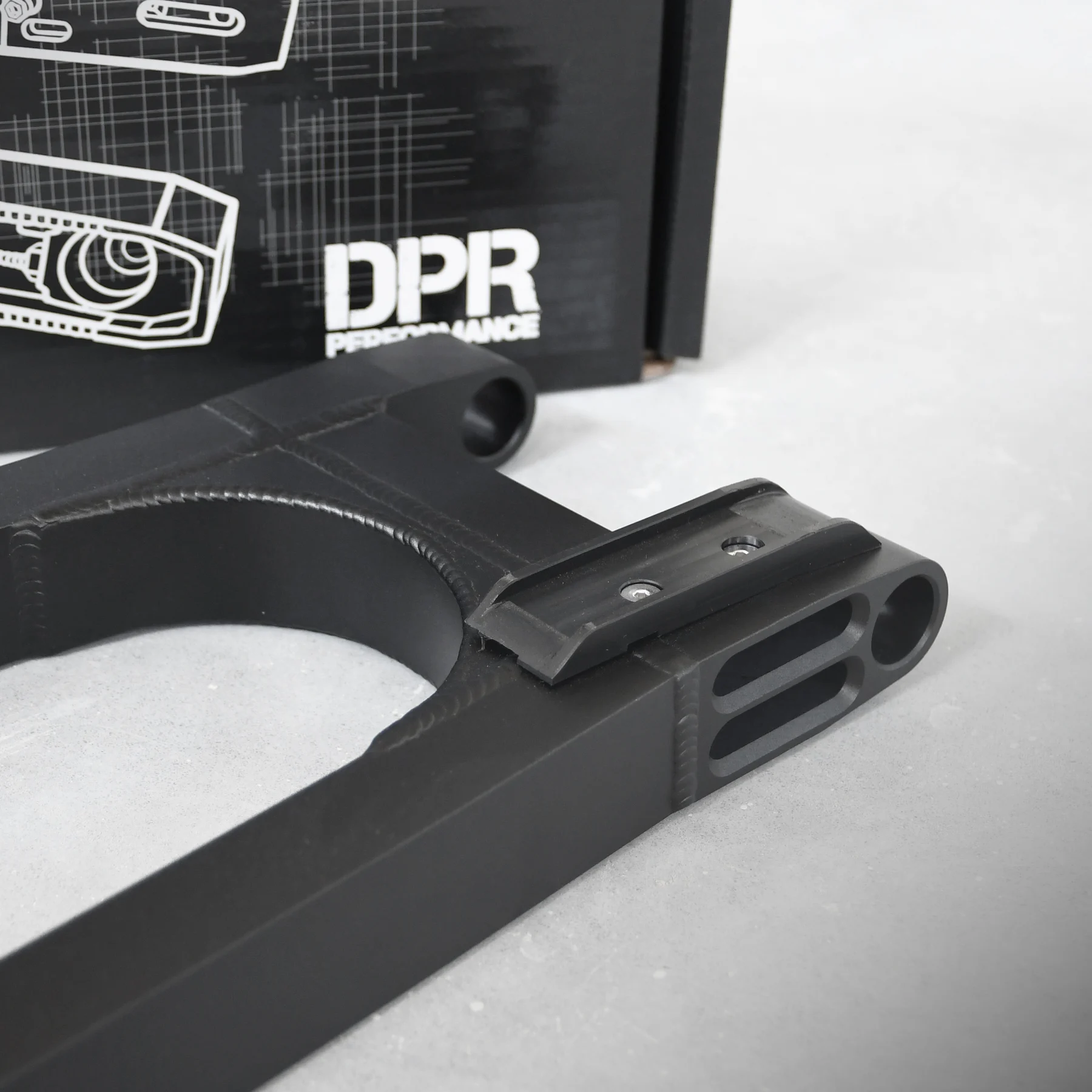 Wahacz Simson S51 aluminium CNC premium +30 mm czarny mat kpl. DPR Performance — ujęcie 15