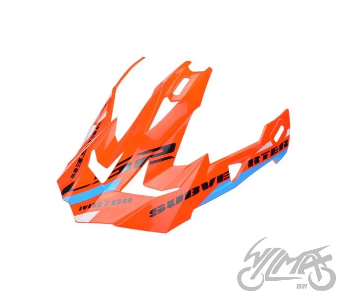 Daszek kasku MX700 stomp orange black