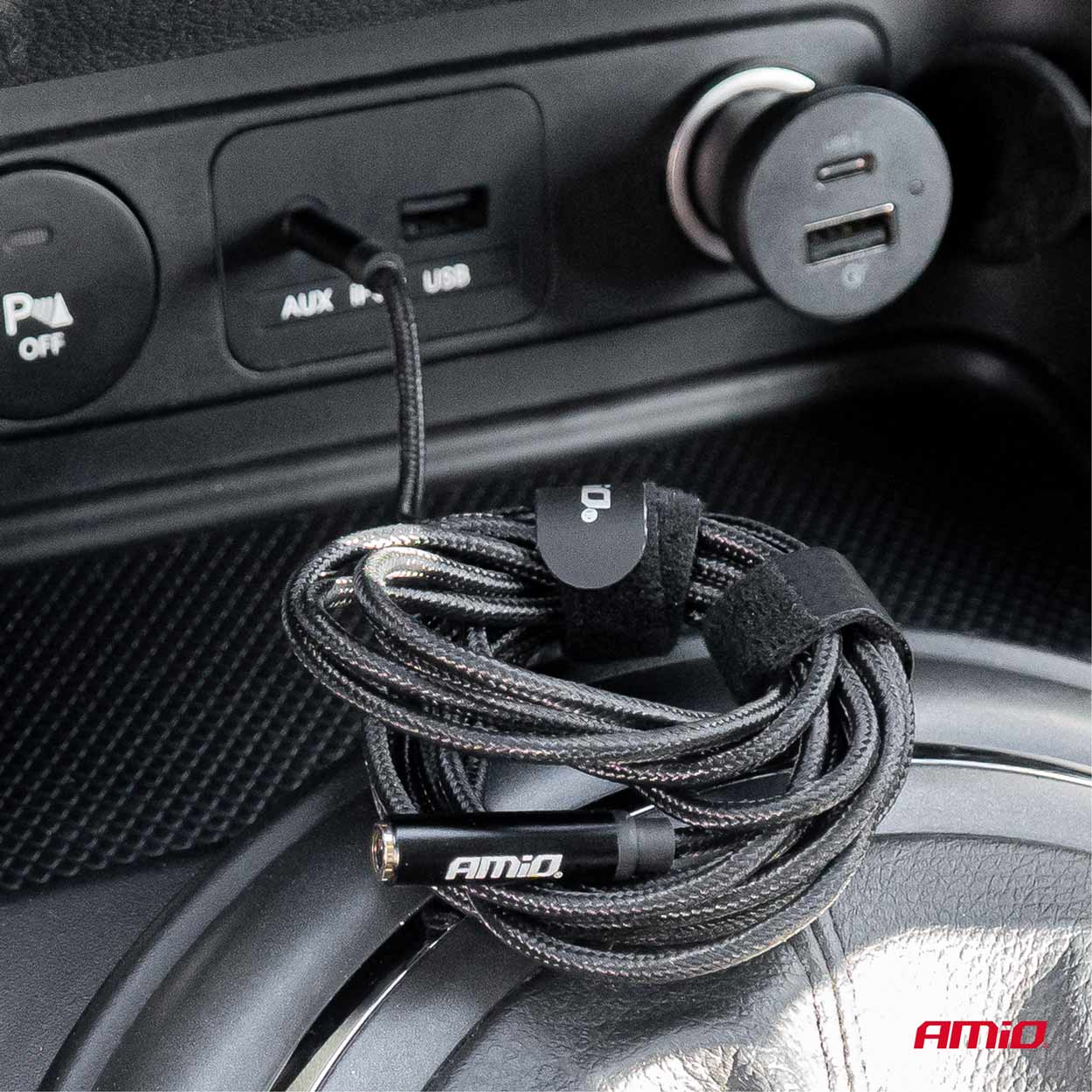 Kabel audio przedłużacz AUX Mini Jack 3.5 mm 2m — ujęcie 2