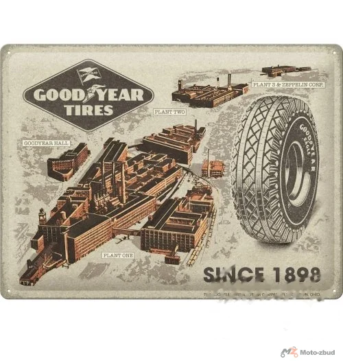 Tablica plakat 30 × 40 Goodyear factories 23361