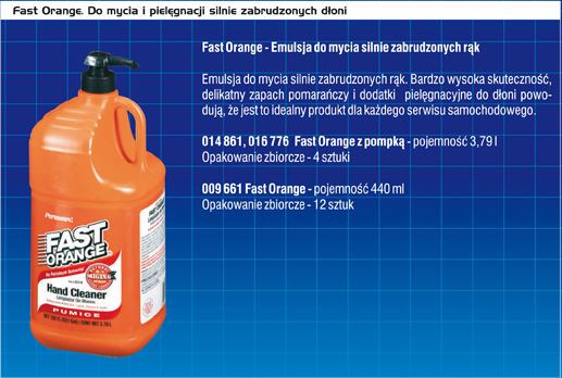 Pasta do mycia rak /emulsja/ 3.78 l FAST ORANGE 62-002