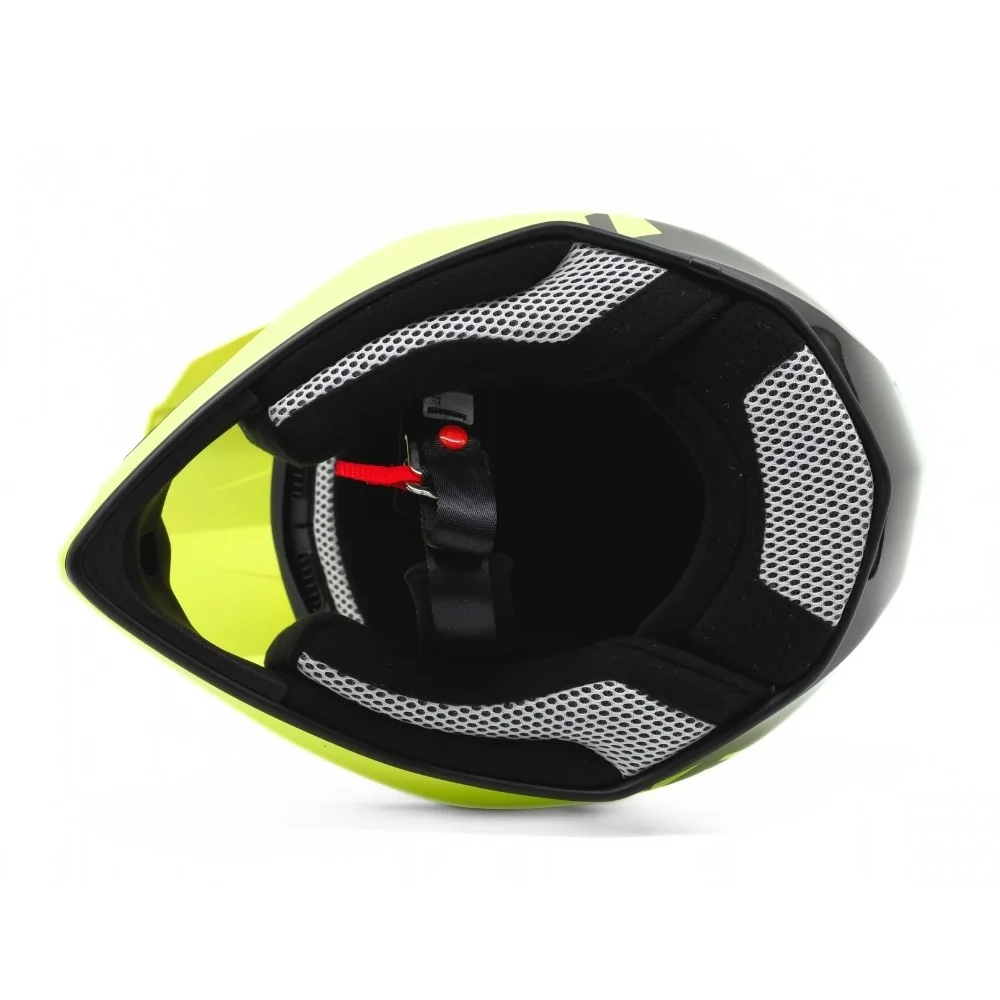 Kask VCAN model H325 fluo żółto-czarno-błękitny XS — ujęcie 7