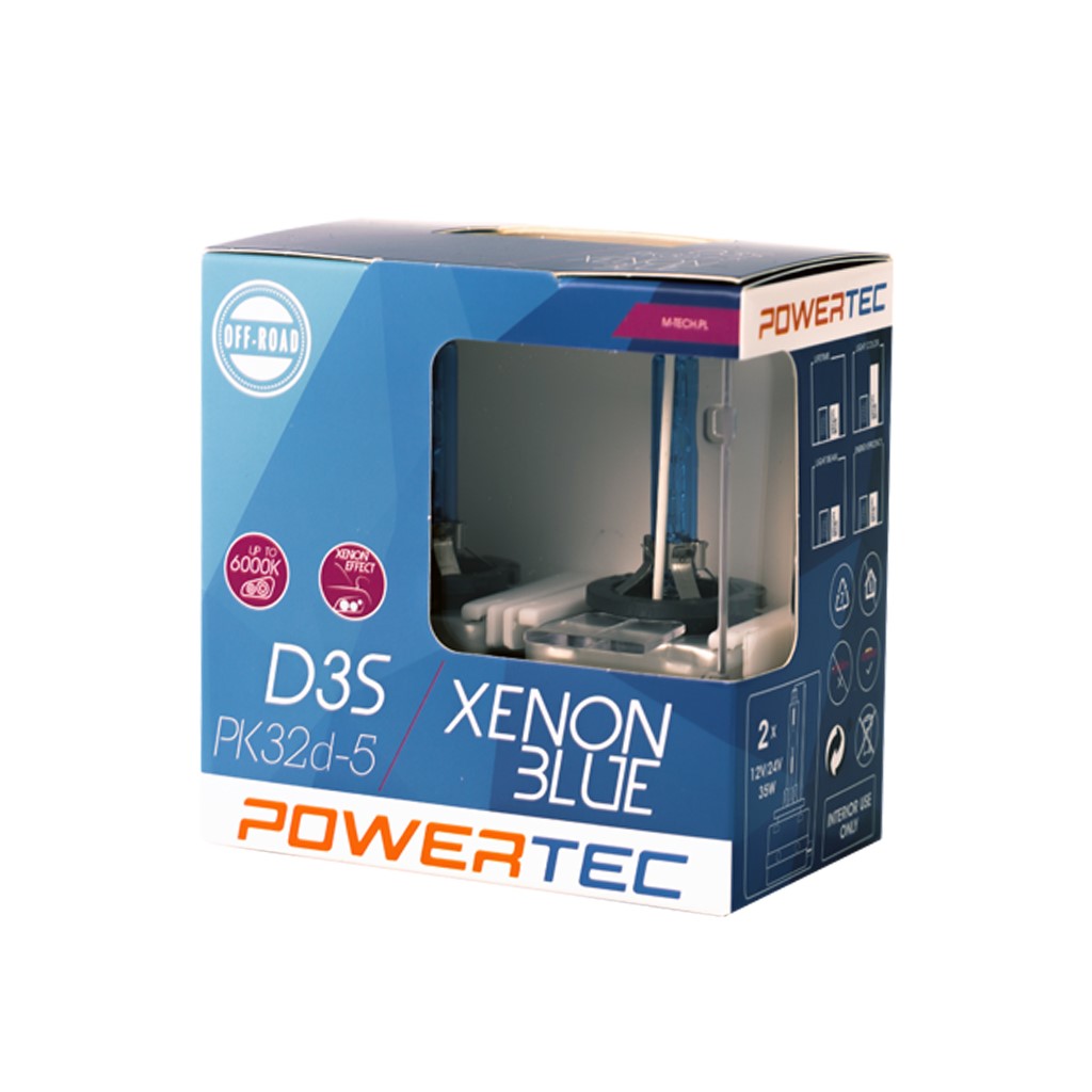 Żarówka xenon D3S 35W/6500K/X. Blue, 2 szt. M-Tech PTZXBD3S-DUO — ujęcie 5