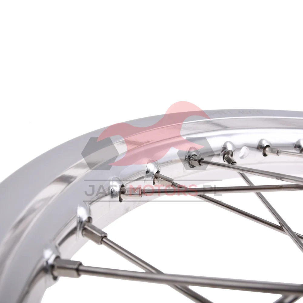 Koło jezdne Simson S51 1,40 × 16 aluminium DPR Classic szprychy chrom — ujęcie 3
