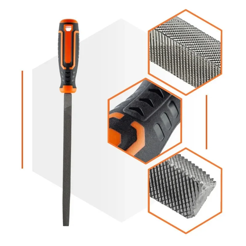 Pilnik do metalu trójkątny 200mm Polax — ujęcie 5